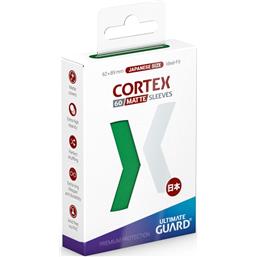 Ultimate GuardCortex Sleeves Japanese Size Matte Green (60)
