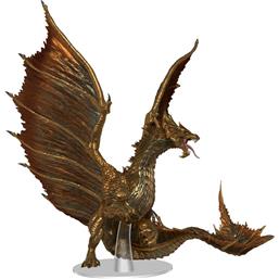 Adult Brass Dragon Statue 30 cm