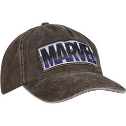 MarvelMarvel Vintage Wash Logo Curved Bill Cap