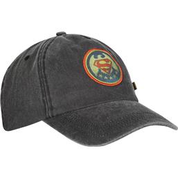 SupermanSuperman Vintage Wash Curved Bill Cap