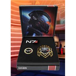 Mass EffectN7 Premium Box Pin Badge 