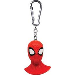Spider-Man Gummi Nøglering 6 cm