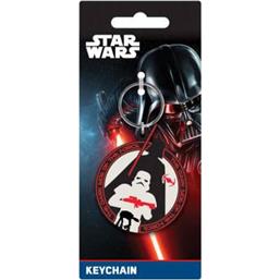 Star WarsDarth Vader & Storm Trooper Gummi Nøglering 6 cm