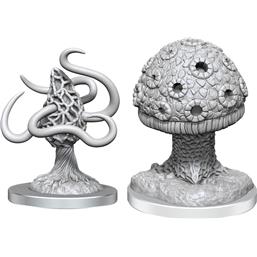 Dungeons & DragonsShrieker & Violet Fungus Unpainted Miniatures 2-Pack