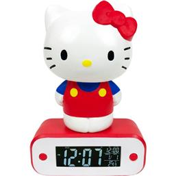 Hello Kitty Vække ur med lys 17 cm