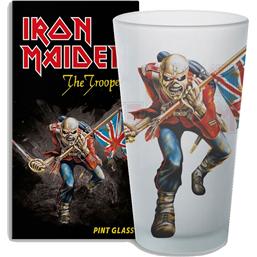 Iron Maiden Pint Glass The Trooper