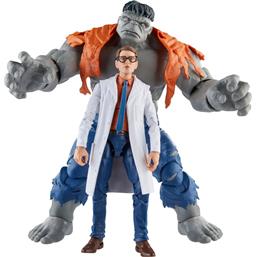 Gray Hulk & Dr. Bruce Banner Marvel Legends Action Figures 15 cm