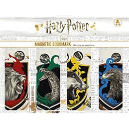Hogwarts Houses Magnetiske Bogmærker