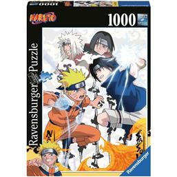Naruto vs. Sasuke Puslespil (1000 brikker)