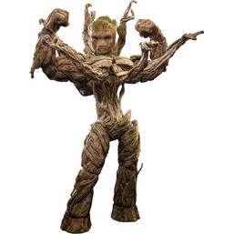 Groot (Deluxe Version) Movie Masterpiece Action Figure 1/6 32 cm