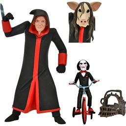 Jigsaw Killer & Billy Tricycle Boxed Set Toony Terrors Figure 15 cm