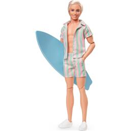 Ken Wearing Pastel Striped Beach Dukke