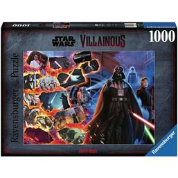 Darth Vader Star Wars Villainous Puslespil (1000 brikker)