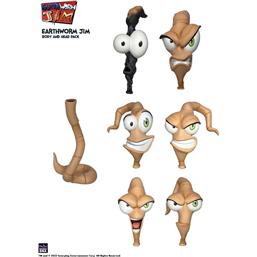 Accessory Pack Worm Body & Jim Heads