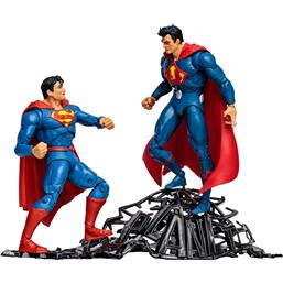 Superman vs Superman of Earth-3 (Gold Label) Action Figureset 18 cm
