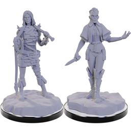 PathfinderUrdefhan Death Scout & Lasher Unpainted Miniatures 2-Pack