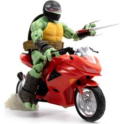 Ninja TurtlesRaphael with Motorcycle (IDW Comics) BST AXN Action Figure 13 cm