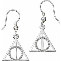 Harry PotterDeathly Hallows with Crystals (Sterling Silver) Øreringe