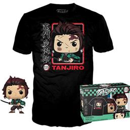 Tanjiro Kamado Battle Dagmaged POP! & Tee Box (#847)