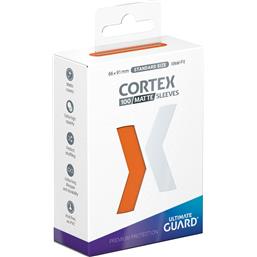 Cortex Sleeves Standard Size Matte Orange (100)