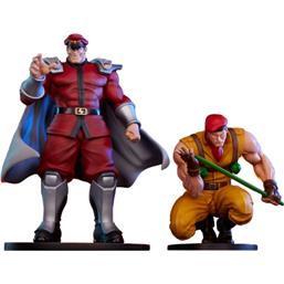 Street FighterM. Bison & Rolento Statues 1/10 21 cm