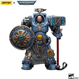 WarhammerSpace Wolves Arjac Rockfist Action Figure 1/18 12 cm