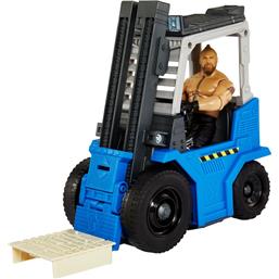 WrestlingWrekkin' Vehicle Slam 'N Stack Forklift with Brock Lesnar Action Figure 15 cm