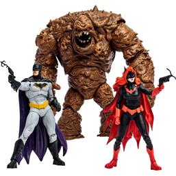 DC ComicsClayface, Batman & Batwoman (Gold Label) Action Figures 3-pack 18 cm