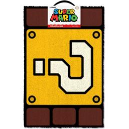 Super Mario Bros.Question Mark Block Dørmåtte 40 x 60 cm