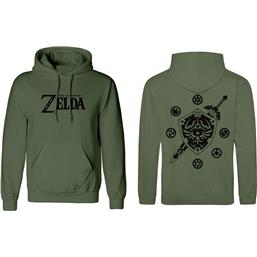 Zelda Logo And Shield Hooded Sweater