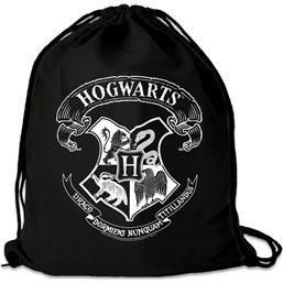 Harry PotterHogwarts Gymnastik Taske Sort med Hvid tryk