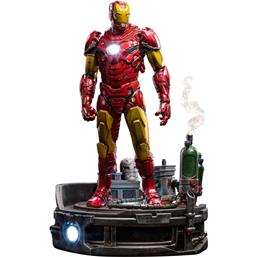 Iron Man Unleashed Marvel Deluxe Art Scale Statue 1/10 23 cm
