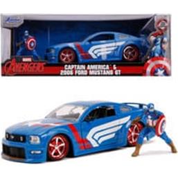 Ford Mustang GT Captain America 2006 Diecast Model 1/24