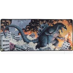 Godzilla Destroyed City Oversized Mousepad