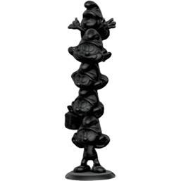 SmølferneSmurfs Column Black Statue Limited Edition 50 cm