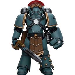 WarhammerSons of Horus MKIV Tactical Squad Sergeant with Power Fist Action Figure 1/18 12 cm