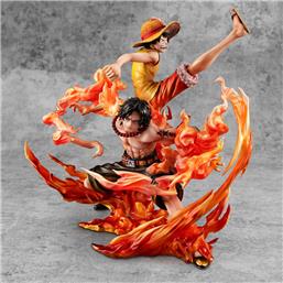 Luffy & Ace Bond between brothers 20th Limited Ver.  P.O.P NEO-Maximum Statue 25 cm
