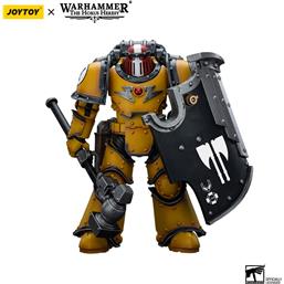 Imperial Fists Legion MkIII Breacher Squad Sergeant with Thunder Hammer Action Figure 1/18 12 cm