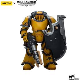 WarhammerImperial Fists Legion MkIII Breacher Squad Legion Breacher with Lascutter Action Figure 1/18 12 cm