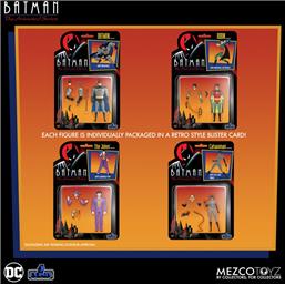 Batman: The Animated Series 5 Points Action Figures 9 cm 4-pack