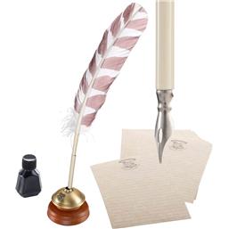 Harry PotterHogwarts Writing Quill replica with Hogwarts Headed Paper 31 cm