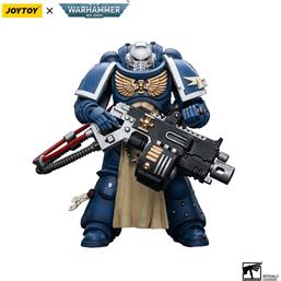 Ultramarines Sternguard Veteran with Heavy Bolter Action Figure 1/18 12 cm