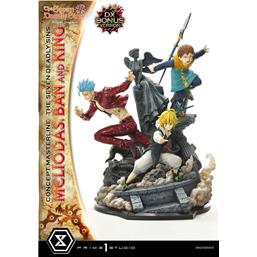 Manga & AnimeMeliodas, Ban and King Deluxe Bonus Version Concept Masterline Series Statue 55 cm