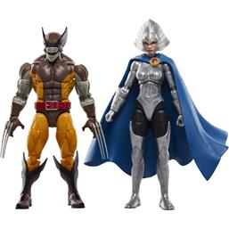 Wolverine & Lilandra Neramani Marvel Legends Action Figure 2-Pack 15 cm