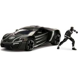 Black PantherMarvel Diecast Model 1/24 Black Panther & 2017 Lykan Hypersport