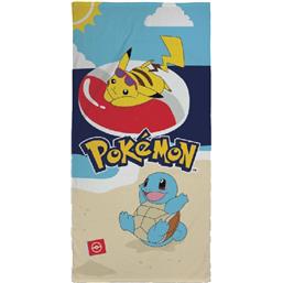 Pikachu and Schiggy Håndklæde 70 x 140 cm