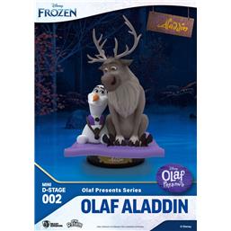 FrostOlaf Presents Olaf Aladdin D-Stage Diorama 12 cm