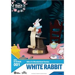 White Rabbit D-Stage Diorama Statue 10 cm