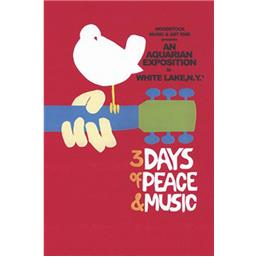 Woodstock Poster 3 Days of Peace and Music