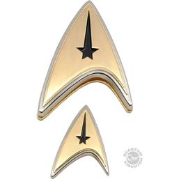 Star Trek Discovery Enterprise Badge & Pin Set Command